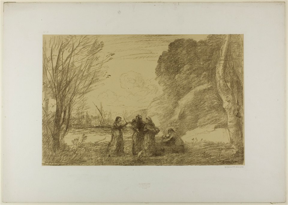 Corot - A Family at Terracina, 1871, 1940.946.3