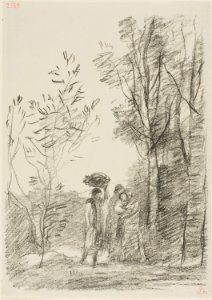 Corot - Meeting in the Woods, 1871, 1927.2566