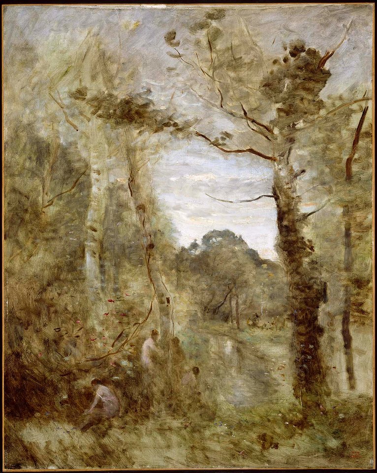 Corot - Bathers in a Clearing, about 1870–75
