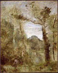 Corot - Bathers in a Clearing, about 1870–75