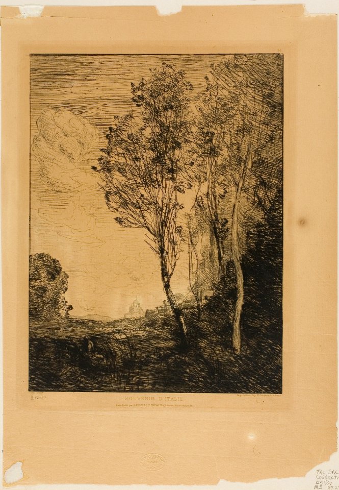 Corot - Remembrance of Italy, c. 1866, 1887.272