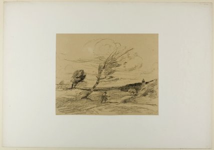 Corot - Gust of Wind, 1871, 1940.946.8