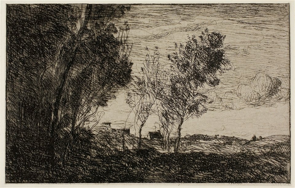 Corot - In the Dunes Souvenir of the Woods of the Hague, 1869, 1927.2561
