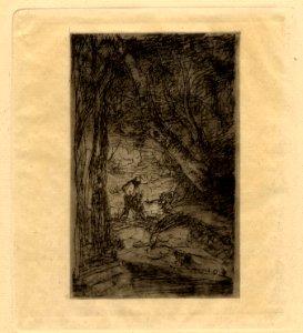 Corot - Le Bucheron de Rembrandt, 1865,1209.710
