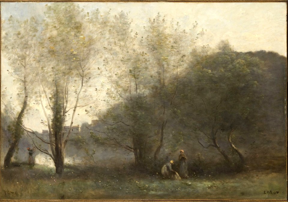 Corot - Morning on the Estuary, Ville d'Avray, 1870