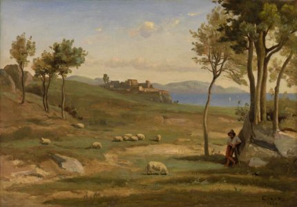 Corot - Italian Landscape, 1838