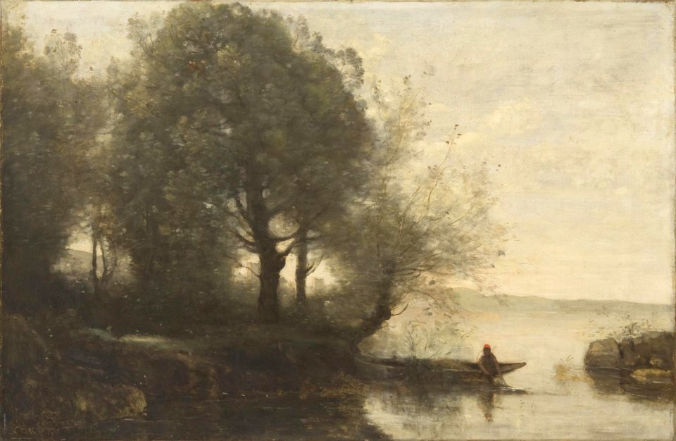 Corot - Fisherman, 1865-1870