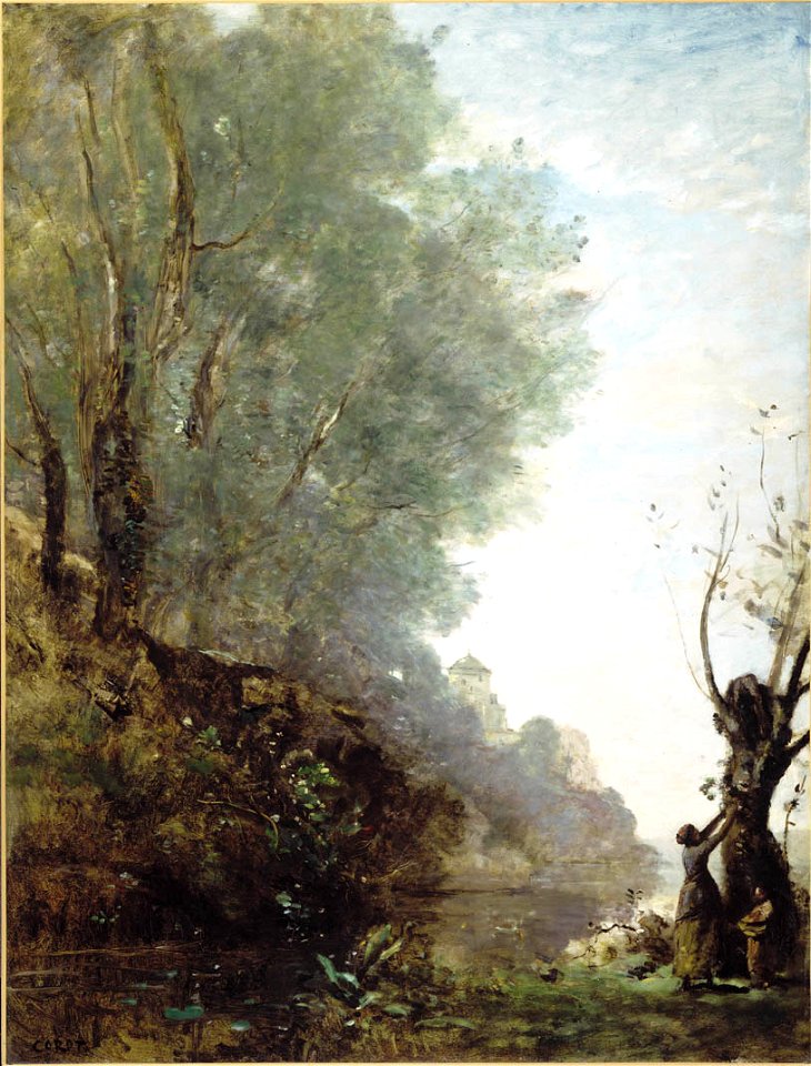 Corot - L'île heureuse, Vers 1865-1868