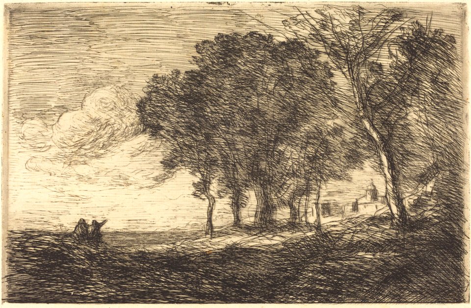 Corot - Italian Landscape, c. 1865, 1974.57.1