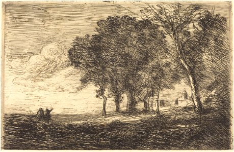 Corot - Italian Landscape, c. 1865, 1974.57.1