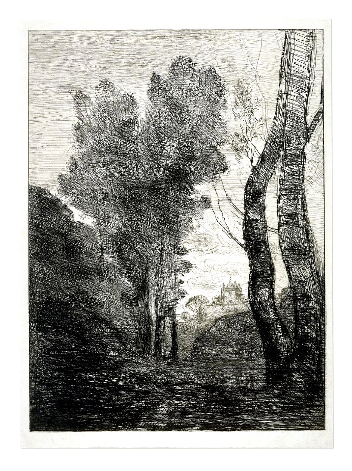 Corot - Environs de Rome, 1871,0812.724