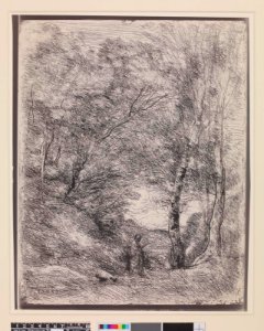 Corot - Le Jardin d'Horace (Horace's garden), 1922,0410.222