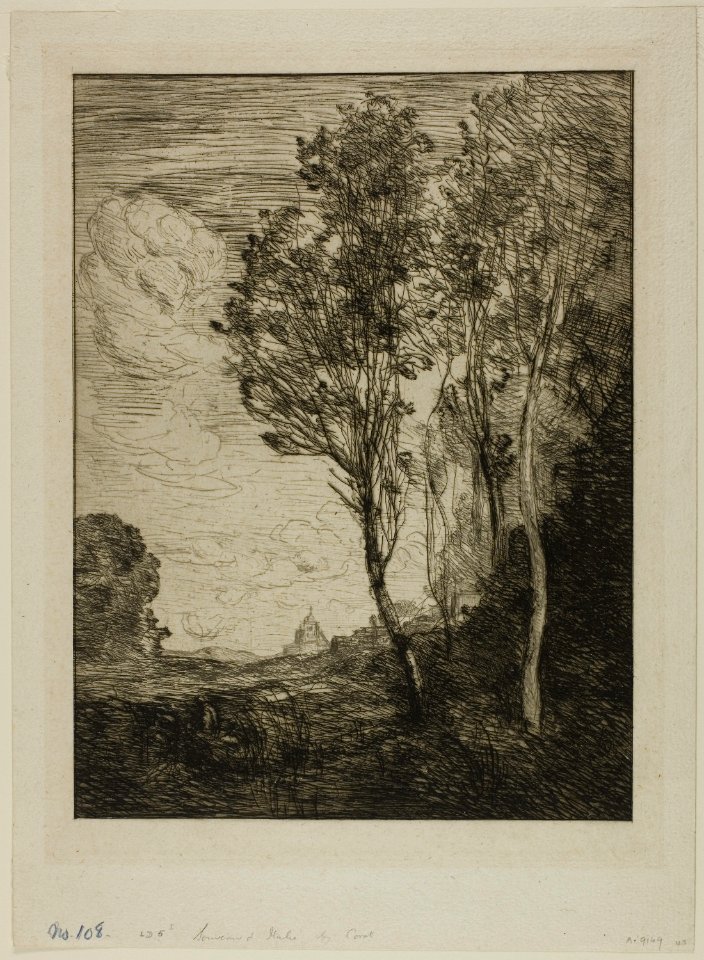 Corot - Souvenir of Italy, 1862, 1991.130