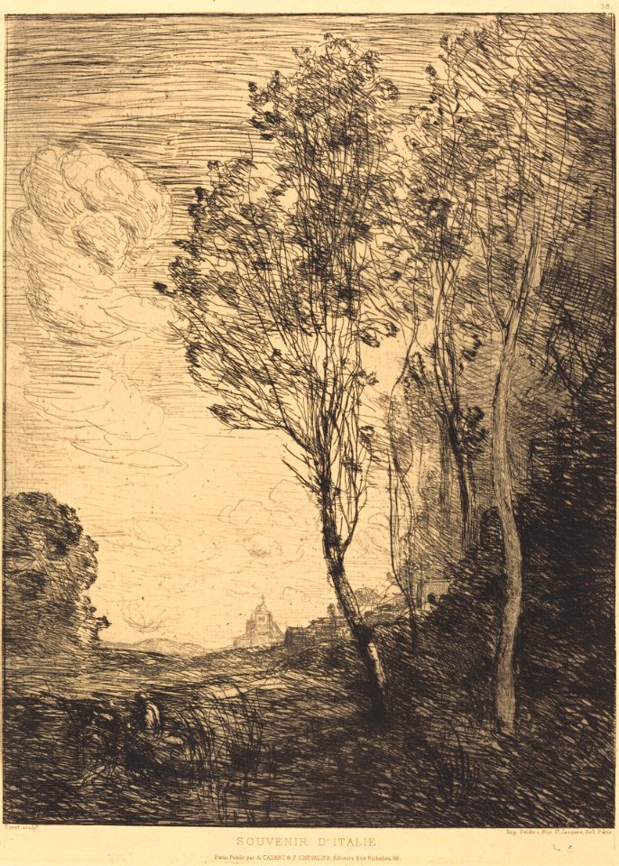 Corot - Souvenir of Italy (Souvenir d'Italie), 1866, 1943.3.2824