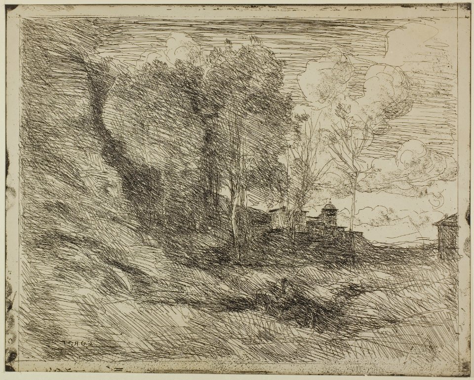 Corot - Souvenir of Ostia, 1855, 1926.2210