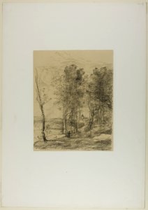 Corot - The Bell Tower of St. Nicolas-lez-Arras, 1871, 1940.946.12