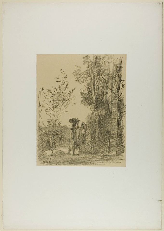 Corot - The Meeting in the Woods, 1871, 1940.946.10