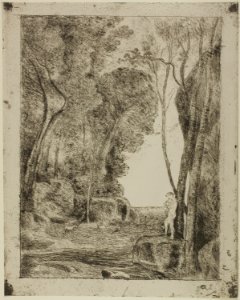 Corot - The Young Shepherd, first plate, 1855, 1926.2203
