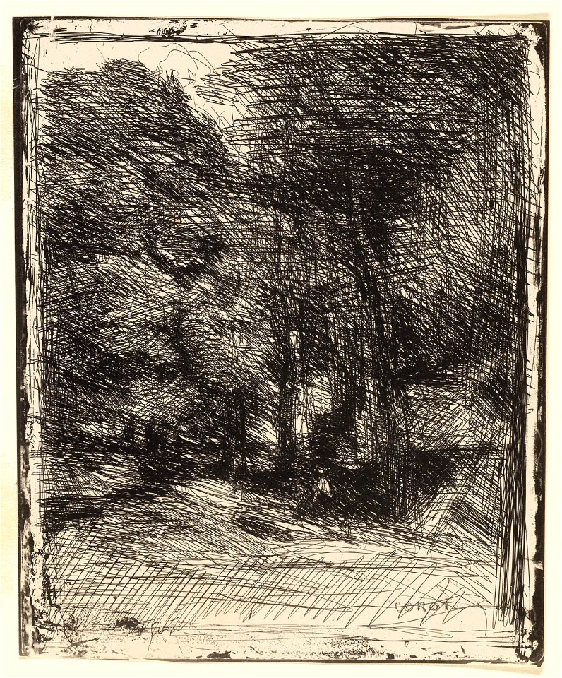 Corot - Souvenir of Bas-Bréau, 1858, 1926.2216