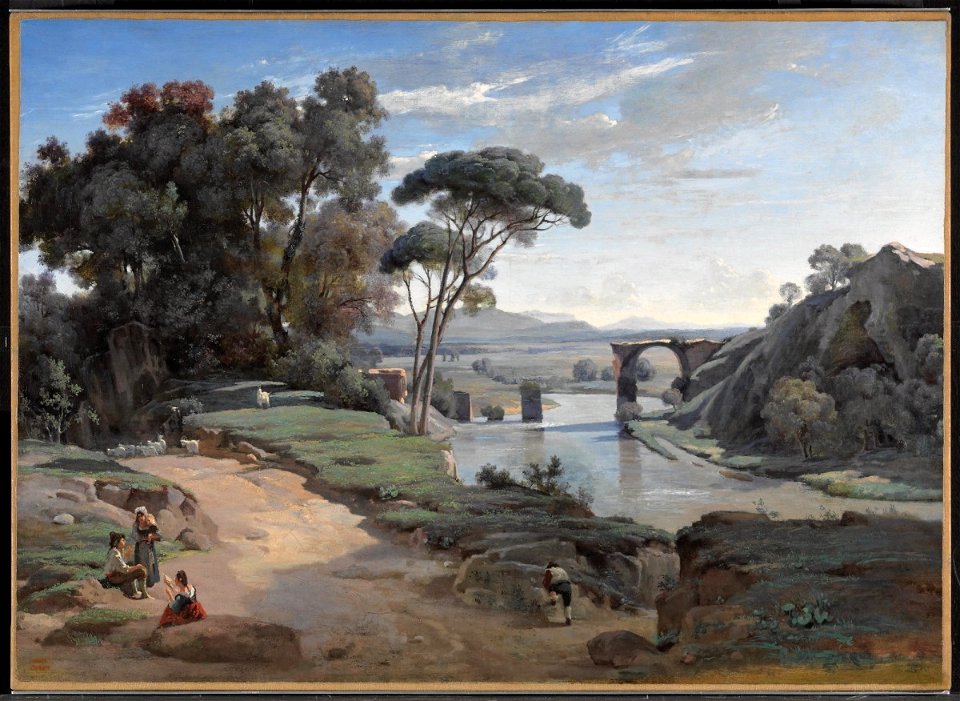 Corot - The Bridge at Narni, 1827