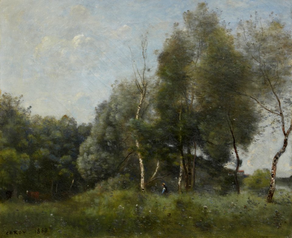 Corot 1868 paysage