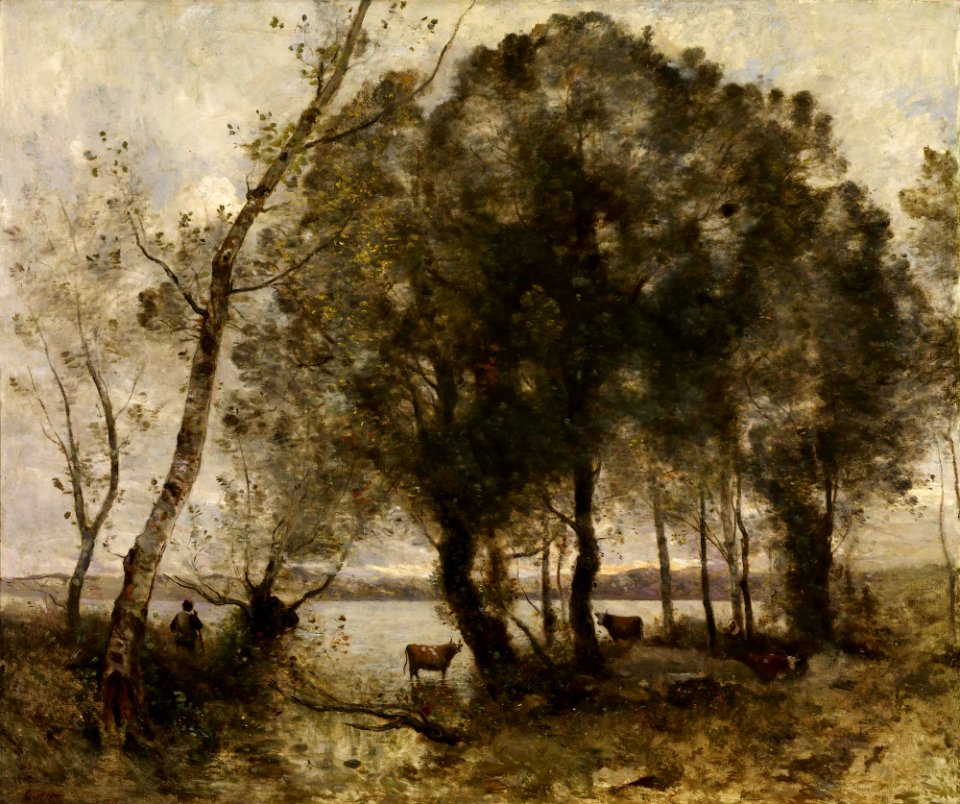 Corot - The Lake, 1861