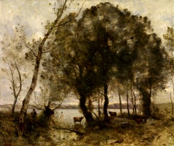 Corot - The Lake, 1861