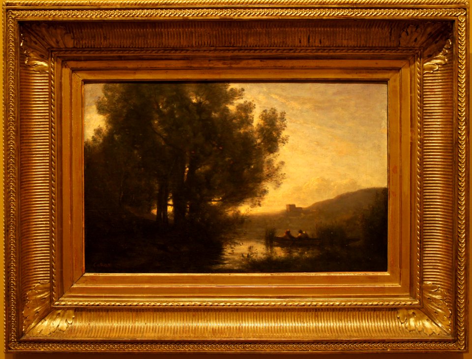 Corot Le Passage de la rivière 07002 copie