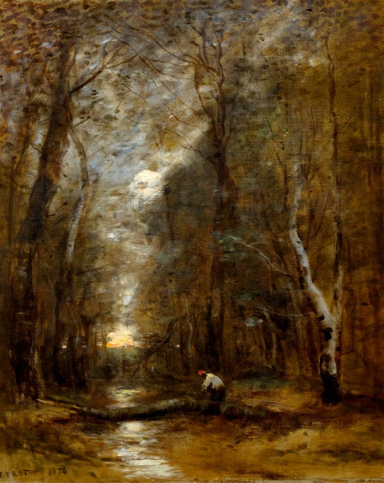 Corot Sous bois 1874