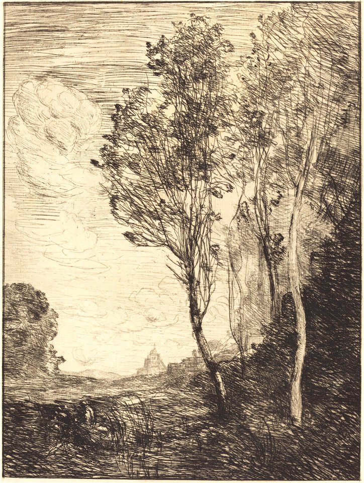 Corot - Souvenir of Italy (Souvenir d'Italie), 1866, 1954.12.13