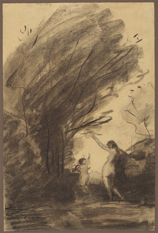 Corot - Venus Disarming Cupid, 1852-57, 2010.342