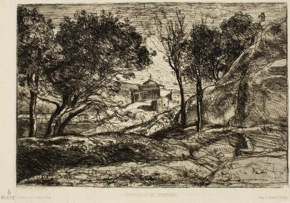 Corot - Souvenir of Tuscany, c. 1845, 1887.273