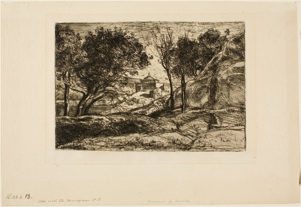 Corot - Souvenir of Tuscany, c. 1845, 1927.2551