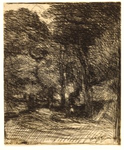 Corot - Souvenir of Bas-Bréau, 1858, 1908.439