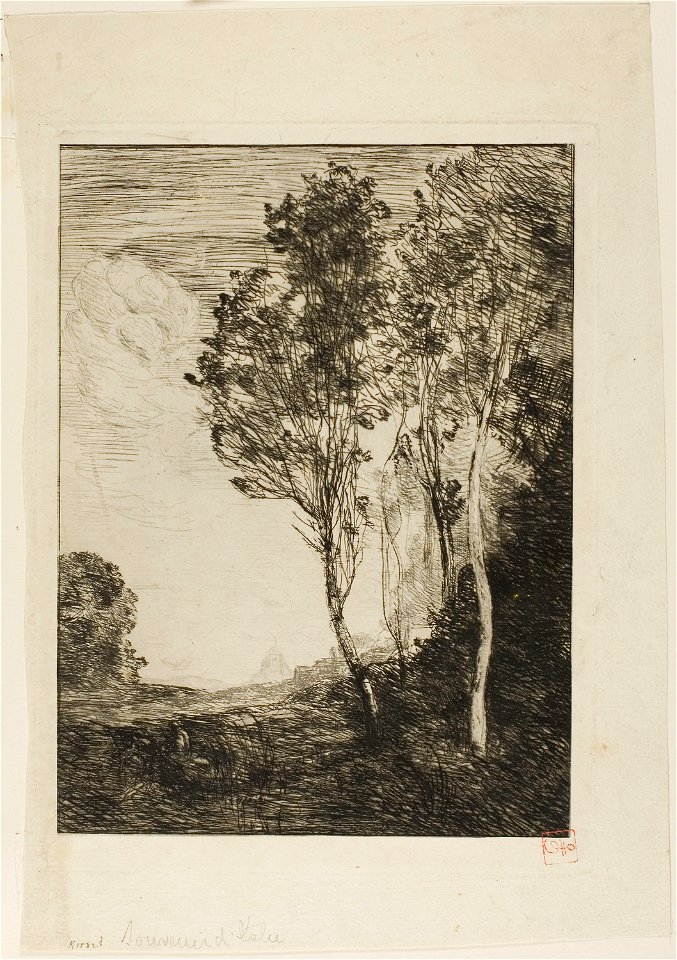 Corot - Souvenir of Italy, 1866, 1927.2555