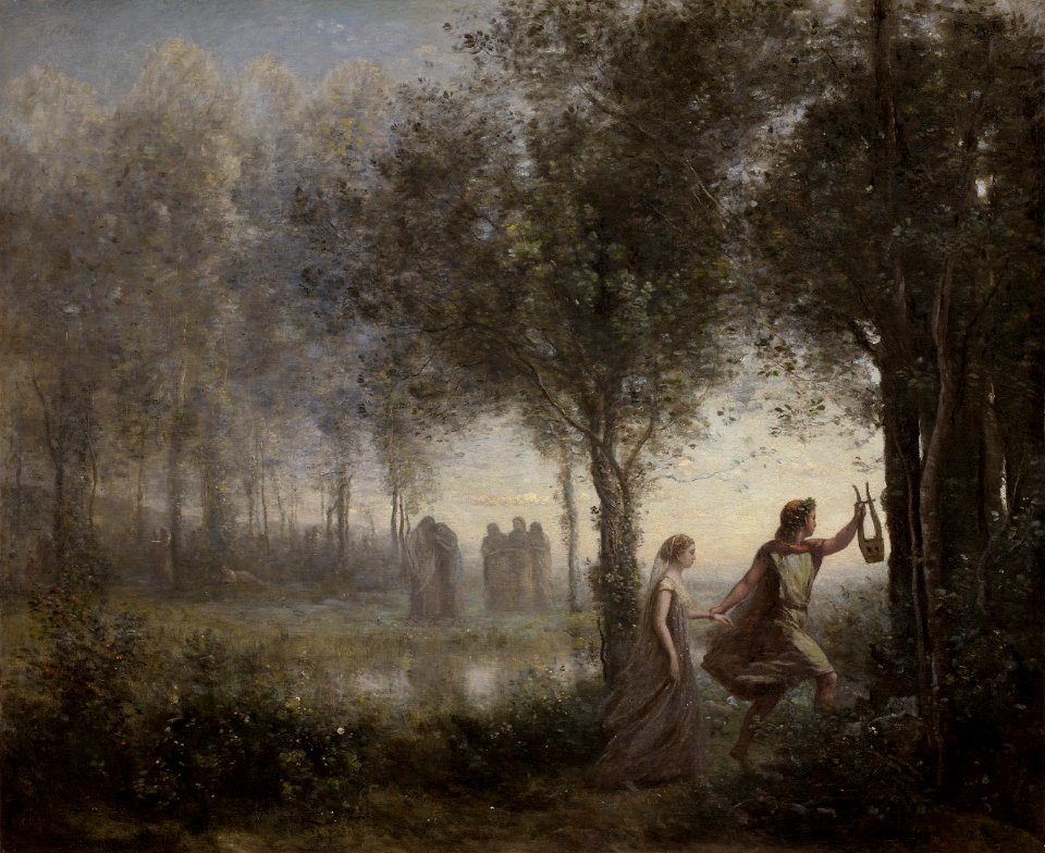 Jean-Baptiste-Camille Corot - Orpheus Leading Eurydice from the Underworld - 87.190 - Museum of Fine Arts