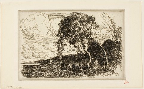 Corot - Souvenir of the Fortifications of Douai, 1869–70, 1927.2564