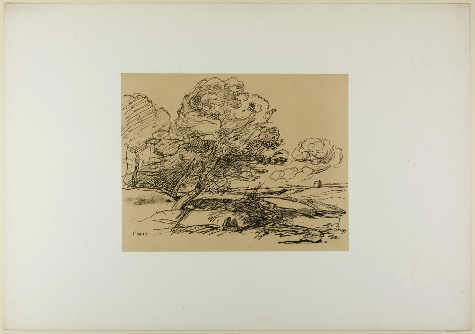 Corot - The Lonely Tower, 1871, 1940.946.11