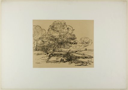 Corot - The Lonely Tower, 1871, 1940.946.11