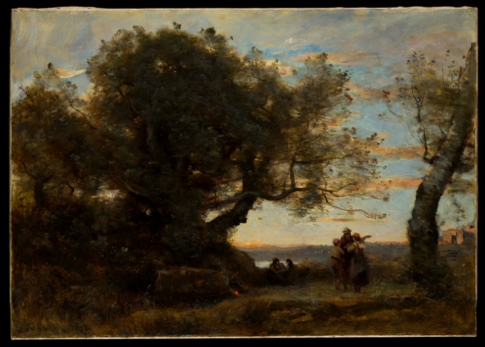 Corot - The Gypsies, 1872