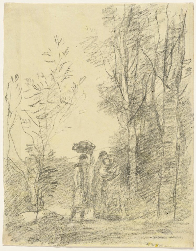 Corot - The Encounter in the Woods, 1871