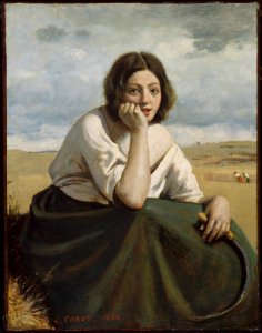 Corot - The Reaper with a Sickle, 1838