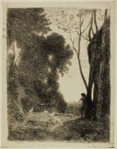 Corot - The Young Shepherd, second plate, c. 1855, 1926.2204