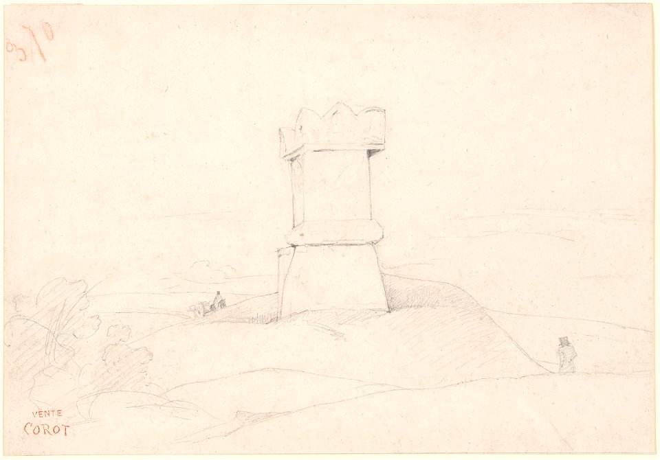 Corot - The Tomb of Publio Vibio Mariano, Rome, ca. 1826, 2018.136
