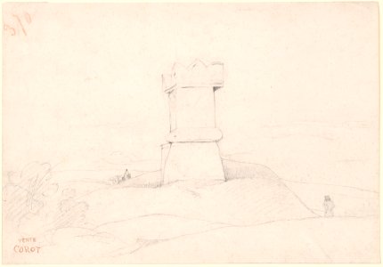 Corot - The Tomb of Publio Vibio Mariano, Rome, ca. 1826, 2018.136