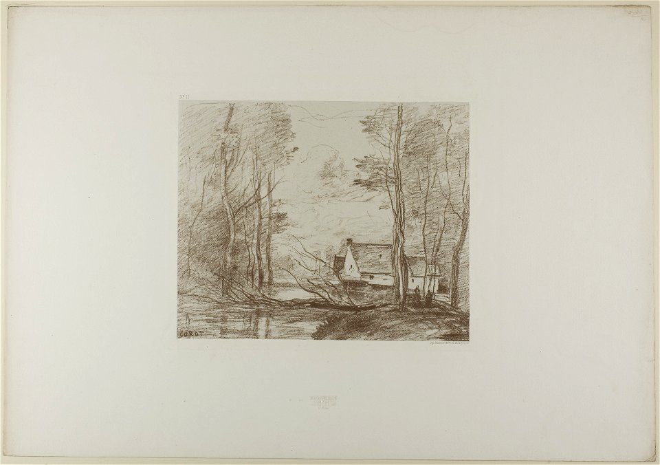 Corot - The Mill at Cuincy, Near Douai, 1871, 1940.946.2