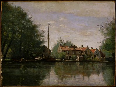 Corot - View in Holland, c. 1854