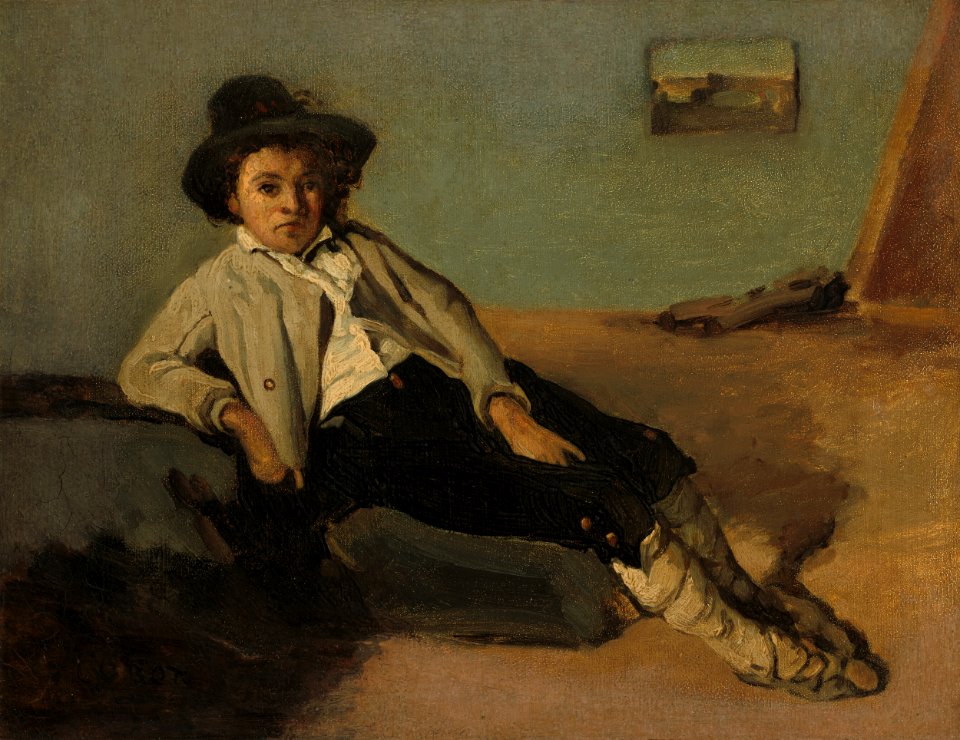 Jean-Baptiste Camille Corot - Italien garçon paysan