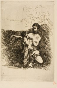 Corot - Venus Clipping Cupid’s Wings, second plate, 1869–70, 1927.2563
