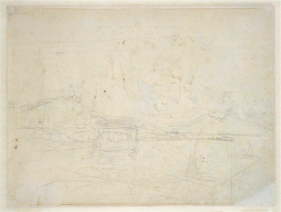 Corot - View of Vesuvius, 1828